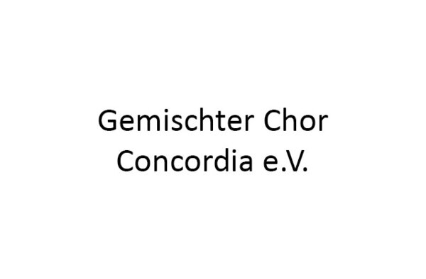 Bild vergr&ouml;&szlig;ern: Gemischter Chor Concordia e.V.