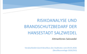 Brandschutzbedarfsplan der Hansestadt Salzwedel