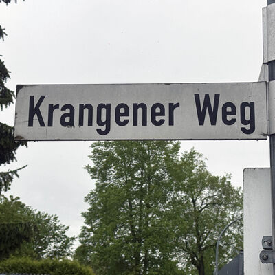 Bild vergr&ouml;&szlig;ern: Das Teilst�ck vom Krangener Weg ist ab 08.05.2026 gesperrt