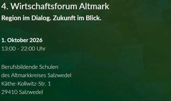 Bild vergr&ouml;&szlig;ern: Das 4. Wirtschaftsforum Altmark