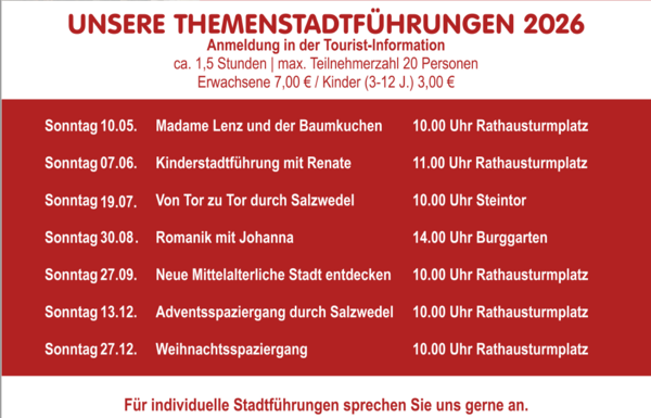 Bild vergr&ouml;&szlig;ern: Themenstadtf�hrungen in Salzwedel