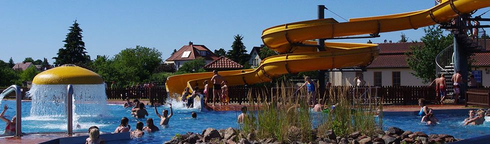 Badespaß im Freibad