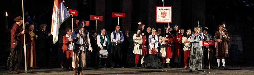 Traditionelle Hansefest-Eröffnung im Burggarten