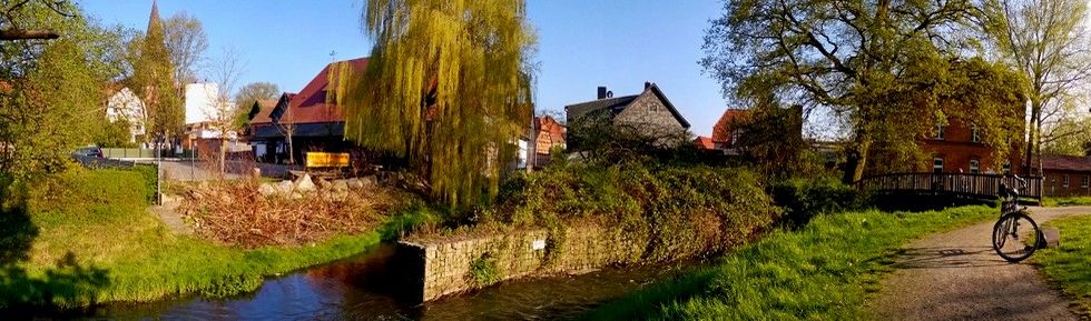 Zusammenfluss von Jeetze und Dumme am ehemaligen Hafen